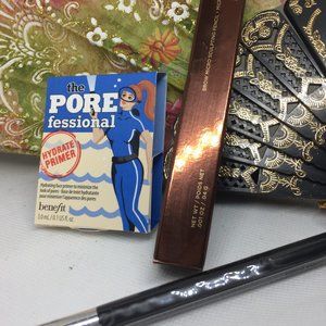 Pore Primer, Micro Brow, Brush Trio